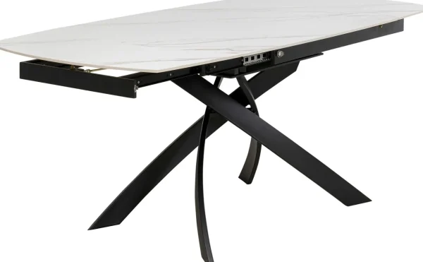 Tavolo estensibile Twist Onyx 120(30+30)x90cm - KARE
