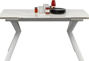 Tavolo estensibile Xenia Bianco 140(+30+30)x80cm - KARE