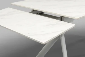 Tavolo estensibile Xenia Bianco 140(+30+30)x80cm - KARE