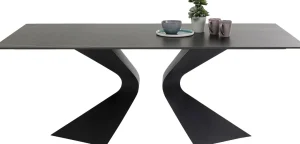 Tavolo Gloria ceramica nero 180x90 - KARE