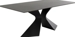 Tavolo Gloria ceramica nero 180x90 - KARE