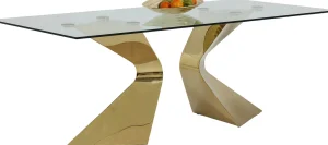 Tavolo Gloria Oro 200x100 cm - KARE