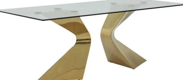 Tavolo Gloria Oro 200x100 cm - KARE