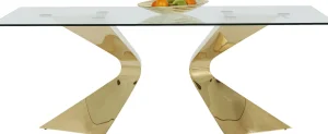 Tavolo Gloria Oro 200x100 cm - KARE