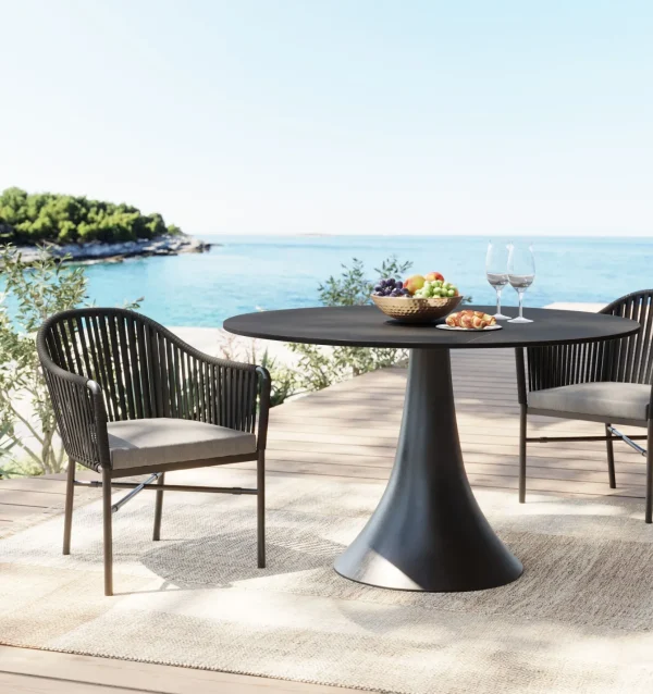 Tavolo Grande Possibilita nero Ø110cm - KARE
