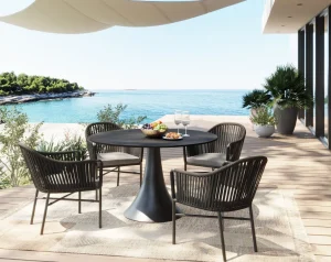 Tavolo Grande Possibilita nero Ø110cm - KARE