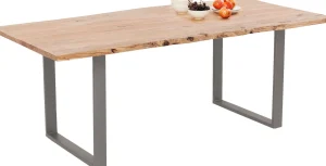 Tavolo Harmony acciaio grezzo 200x100 cm - KARE