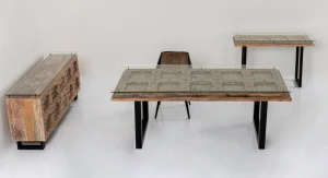 Tavolo Harmony cromato 200x100 cm - KARE