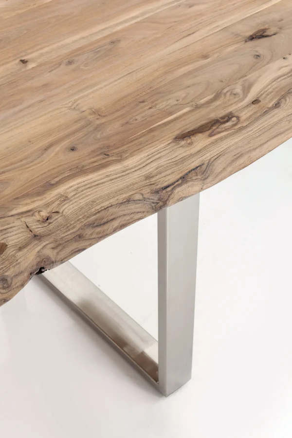 TAVOLO HARMONY CROMATO 160X80CM - KARE