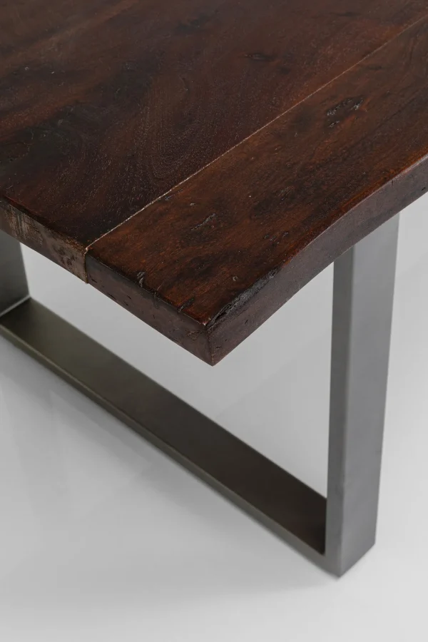 TAVOLO HARMONY SCURO ACCIAIO GREZZO 180X90 - KARE