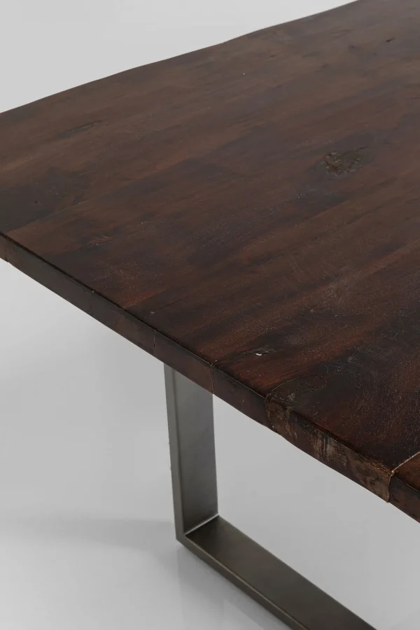 TAVOLO HARMONY SCURO ACCIAIO GREZZO 180X90 - KARE