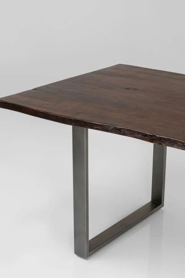 TAVOLO HARMONY SCURO ACCIAIO GREZZO 180X90 - KARE