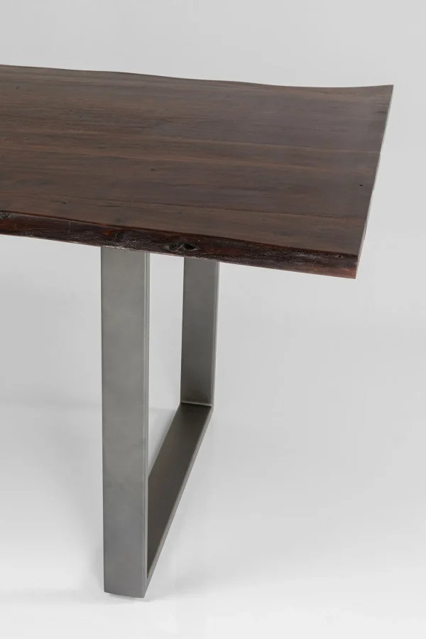 TAVOLO HARMONY SCURO ACCIAIO GREZZO 180X90 - KARE