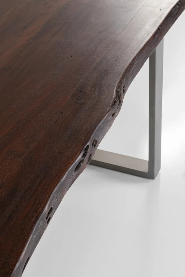 TAVOLO HARMONY SCURO ACCIAIO GREZZO 180X90 - KARE