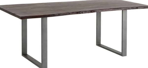 TAVOLO HARMONY SCURO ACCIAIO GREZZO 180X90 - KARE