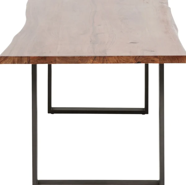TAVOLO HARMONY SCURO ACCIAIO GREZZO 180X90 - KARE
