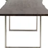 Tavolo Harmony scuro cromato 180x90 cm - KARE