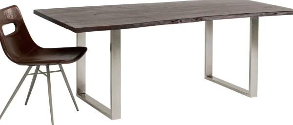 Tavolo Harmony scuro cromato 180x90 cm - KARE
