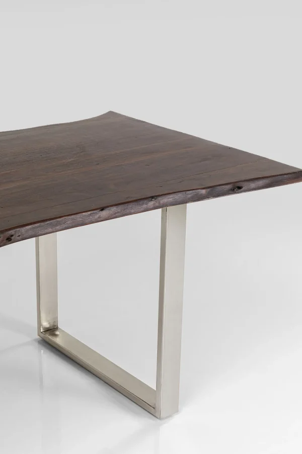 TAVOLO HARMONY SCURO CROMATO 160X80CM - KARE
