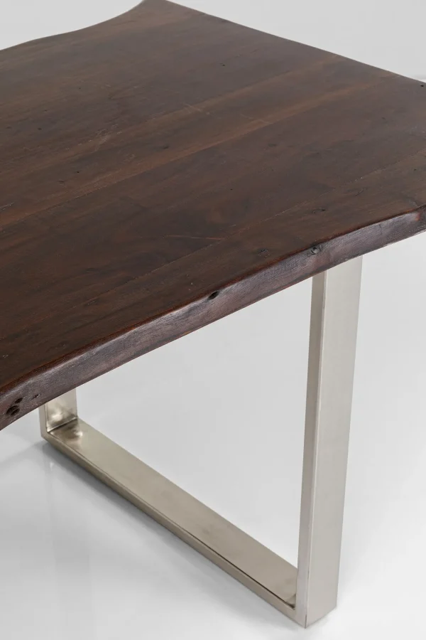 TAVOLO HARMONY SCURO CROMATO 160X80CM - KARE