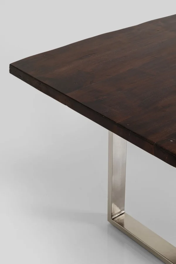 TAVOLO HARMONY SCURO CROMATO 160X80CM - KARE