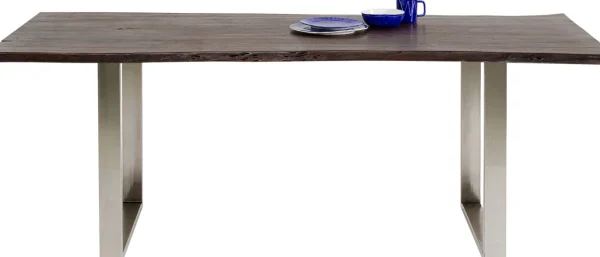 TAVOLO HARMONY SCURO CROMATO 160X80CM - KARE