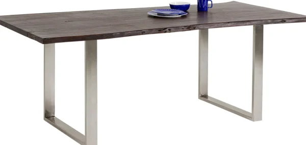 TAVOLO HARMONY SCURO CROMATO 160X80CM - KARE