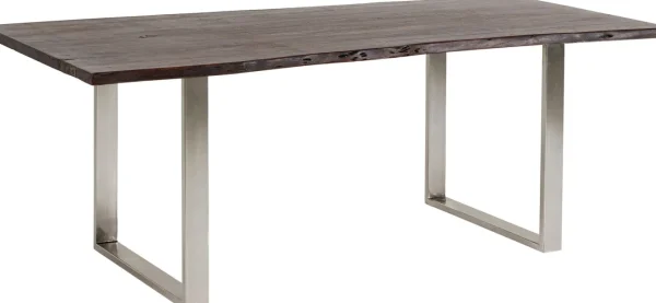 TAVOLO HARMONY SCURO CROMATO 160X80CM - KARE