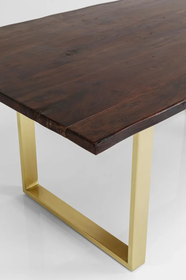Tavolo Harmony scuro ottone 180x90 cm - KARE