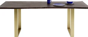 Tavolo Harmony scuro ottone 180x90 cm - KARE