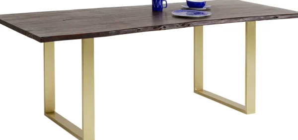 Tavolo Harmony scuro ottone 180x90 cm - KARE