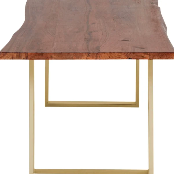 Tavolo Harmony scuro ottone 180x90 cm - KARE