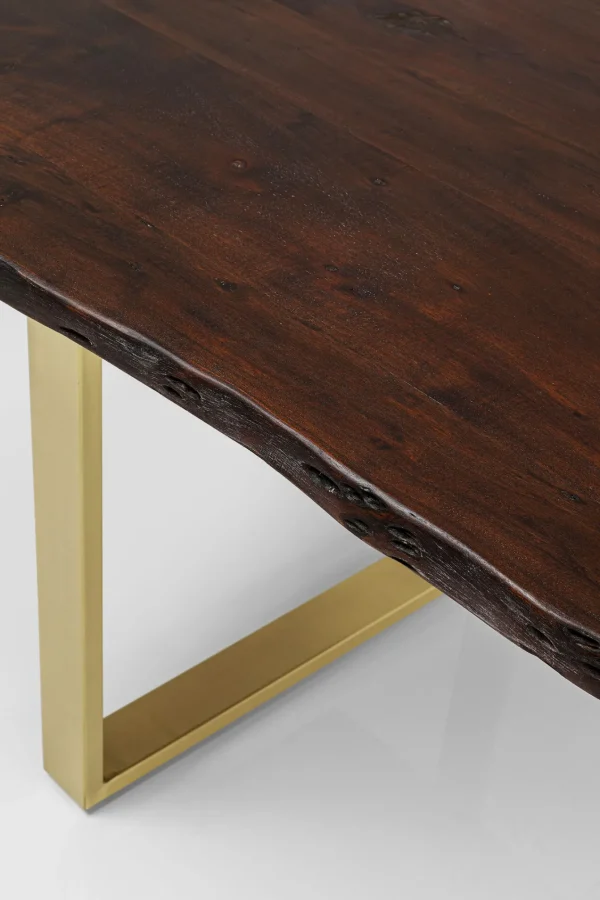Tavolo Harmony scuro ottone 180x90 cm - KARE