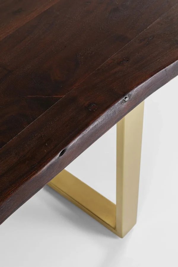 Tavolo Harmony scuro ottone 180x90 cm - KARE