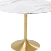 Tavolo Invitation Set Ceramic ottone bianco Ø120cm - KARE