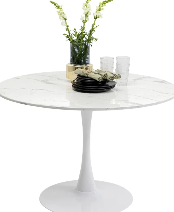 Tavolo Schickeria marmo bianco Ø110cm - KARE