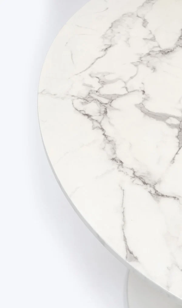 Tavolo Schickeria marmo bianco Ø80cm - KARE