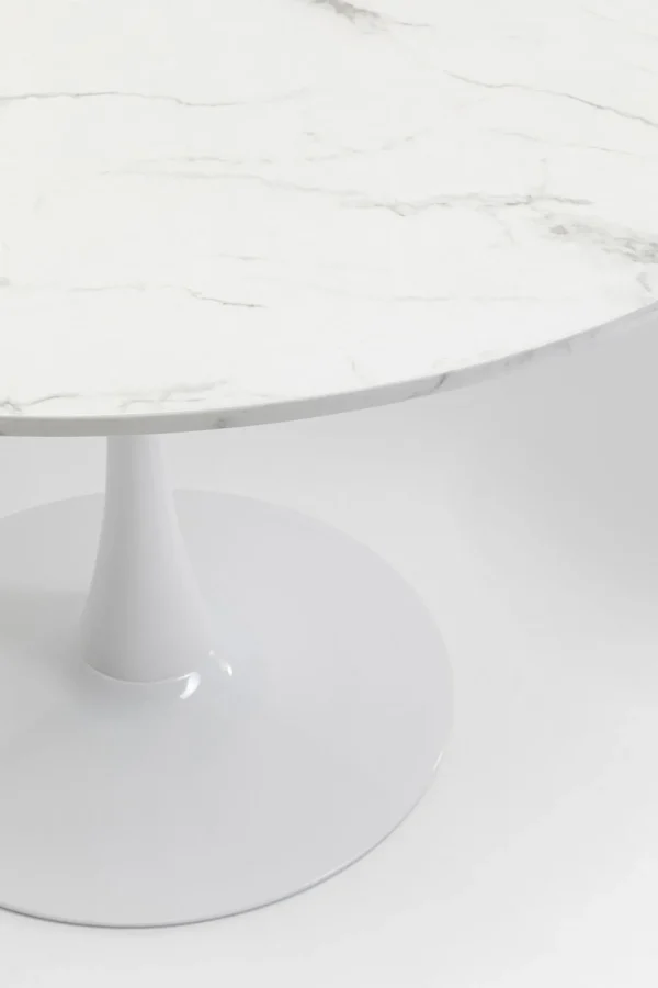 Tavolo Schickeria marmo bianco Ø110cm - KARE
