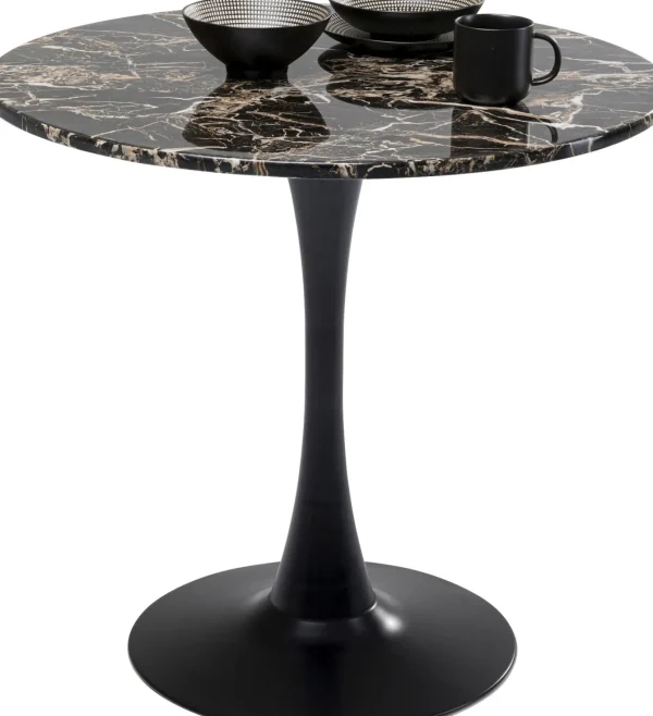 Tavolo Schickeria marmo nero Ø80cm - KARE