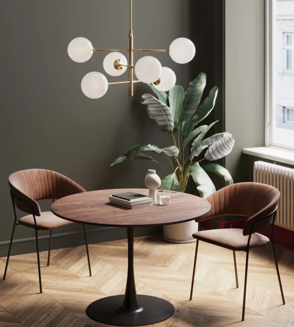 Tavolo Schickeria noce nero Ø110cm - KARE