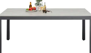 Tavolo Sorrento grigio Outdoor 180x90cm - KARE