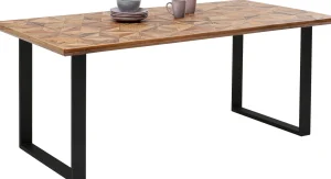 Tavolo Stars nero 180x90 cm - KARE