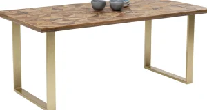 Tavolo Stars ottone 180x90 cm - KARE