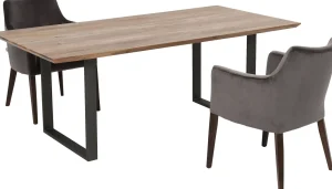 TAVOLO SYMPHONY ACCIAIO GREZZO 160X80CM - KARE