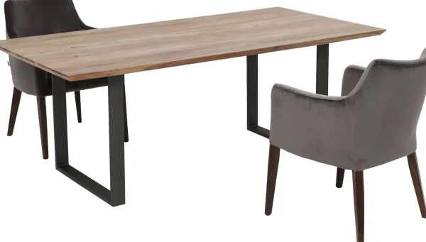 TAVOLO SYMPHONY ACCIAIO GREZZO 160X80CM - KARE