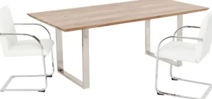 Tavolo Symphony cromato 200x100 cm - KARE