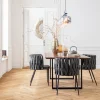 Tavolo Symphony nero 200x100 cm - KARE