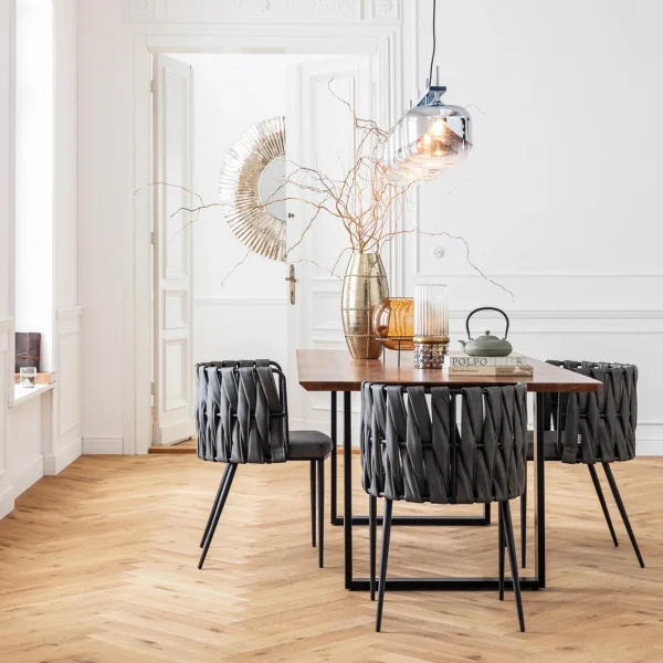 Tavolo Symphony nero 200x100 cm - KARE