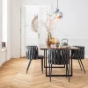 TAVOLO SYMPHONY NERO 160X80CM - KARE