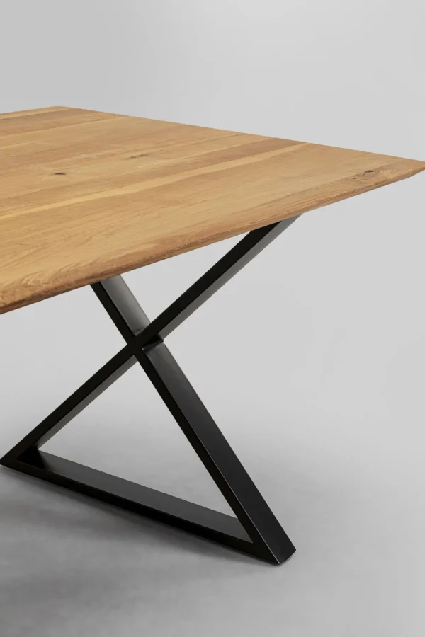 Tavolo Symphony quercia Cross nero 200x100cm - KARE